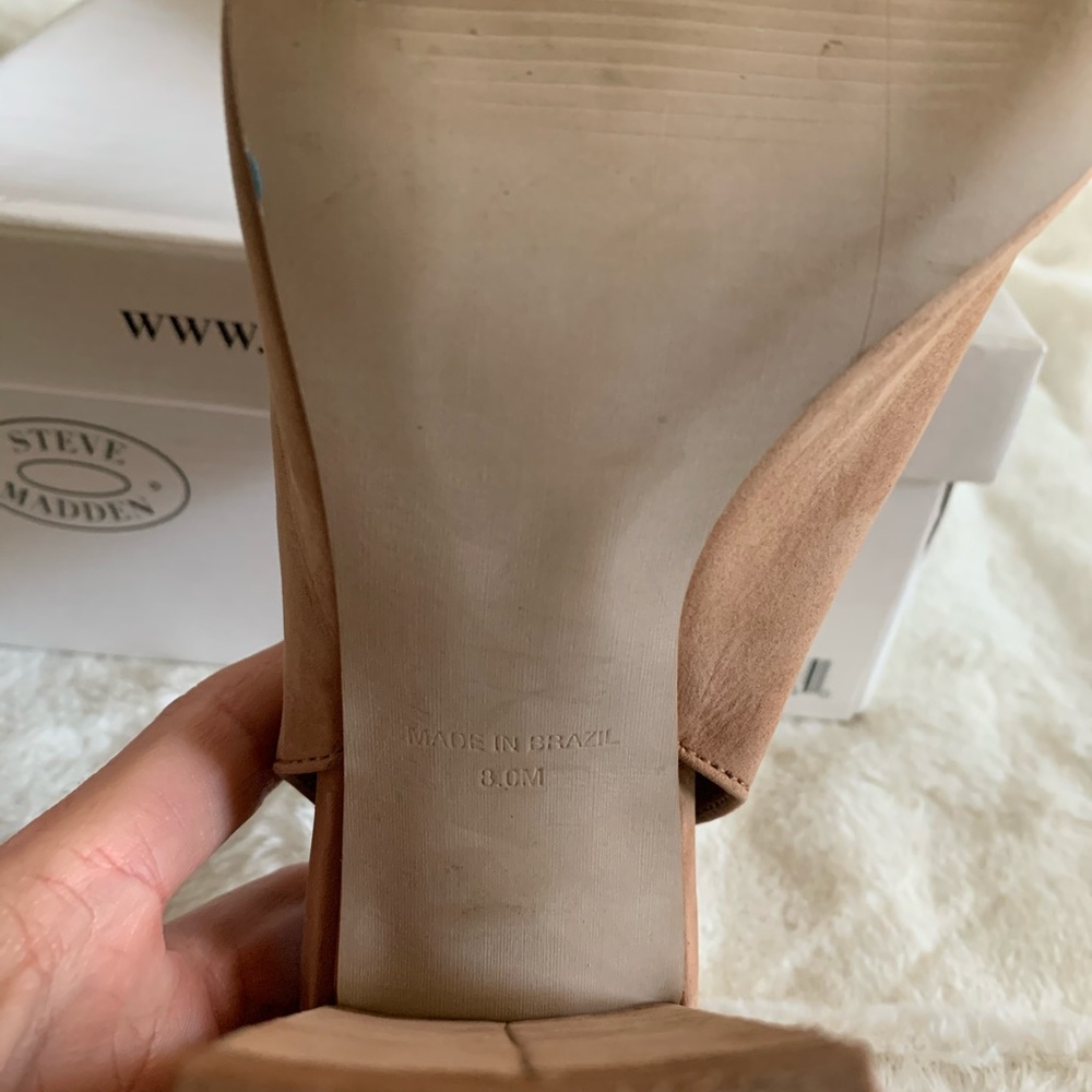 Steve Madden suede heel - Picture 3 of 4